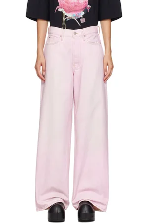 Acne Studios Pink Baggy-Fit Jeans