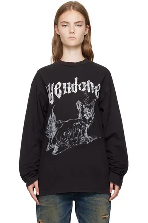 We11 Done Printed Monster Logo Long Sleeve T-Shirt
