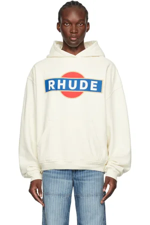 Rhude Off-White Vintage Racer Hoodie