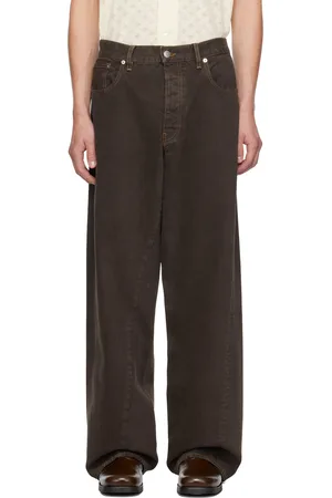Sunflower Brown Wide Twist Jeans