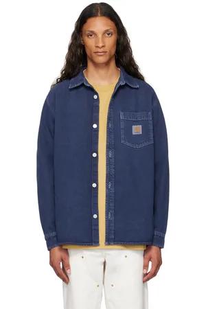 Carhartt denim work jacket best sale