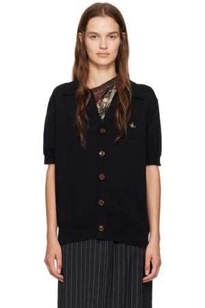 Vivienne Westwood Black Polo Cardigan
