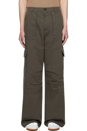 Acne Studios Khaki Relaxed-Fit Cargo Pants