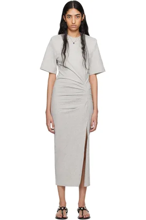Isabel Marant Gray Lexia Midi Dress