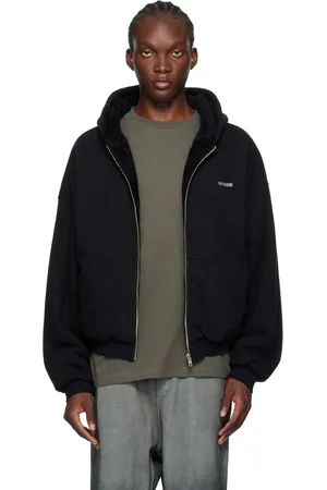 We11 Done Embroidered-Logo Reversible Hoodie