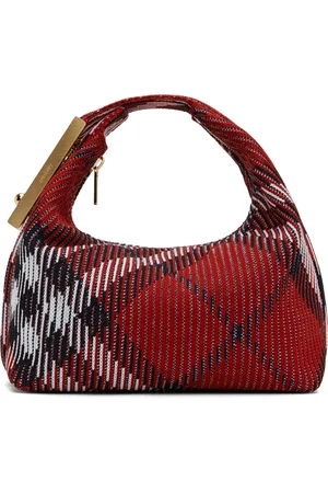 Burberry Red Mini Peg Duffle Bag