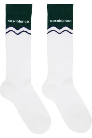 Casablanca White & Green Socks