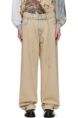 Acne Studios Beige Loose Fit 1991 Toj Jeans