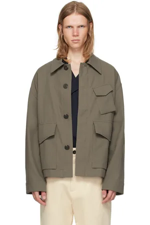 STUDIO NICHOLSON Taupe Nate Jacket