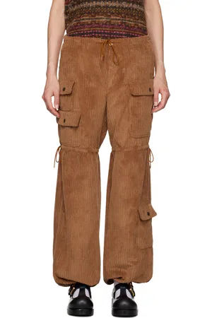Anna Sui Tan Drawstring Trousers