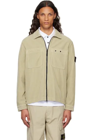 Stone Island Beige Organic Cotton Jacket