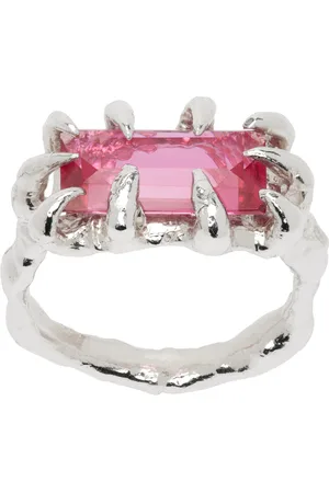 Harlot Hands SSENSE Exclusive Silver Veil Ring