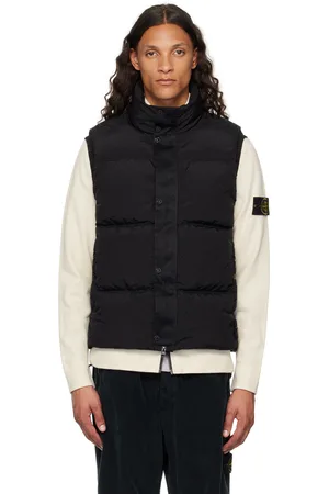 Stone Island Black Nylon Metal Down Vest