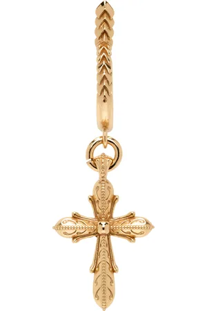 EMANUELE BICOCCHI Tiny Cross Single Earring