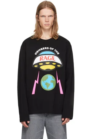 Members OF The Rage Printed Hero Logo Long Sleeve T-Shirt