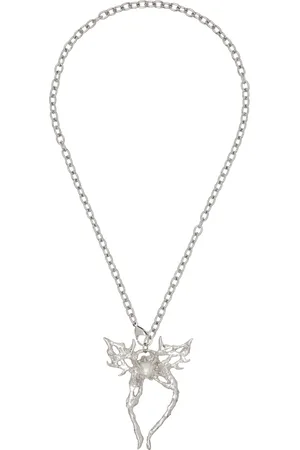 Harlot Hands SSENSE Exclusive Luna Butterfly Pendant Necklace