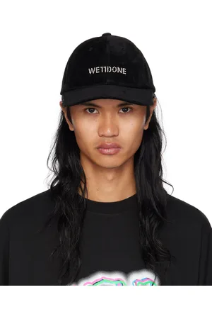 We11 Done Flocked Denim Cap
