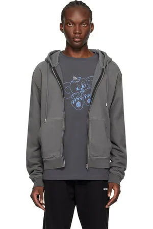 We11 Done Gray Zip Hoodie