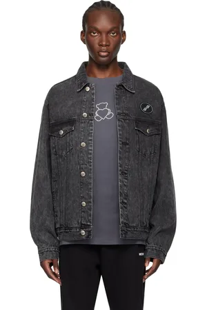 We11 Done Black Oversized Denim Jacket