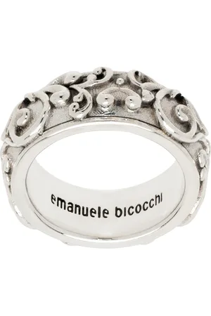 EMANUELE BICOCCHI Large Arabesque Band Ring
