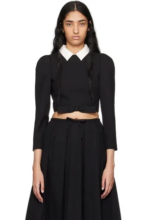 Shushu/Tong Black Bow Knot Blouse