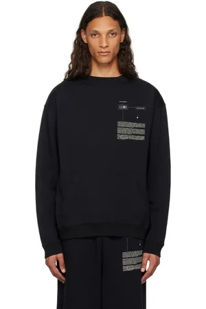 Maison Margiela Black Kangaroo Pocket Sweatshirt