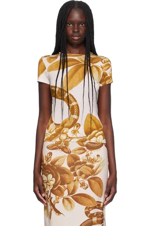 Miaou Yellow & White Mini T-Shirt