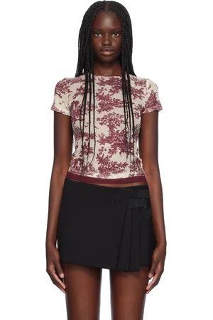 Miaou Red & Off-White Mini T-Shirt