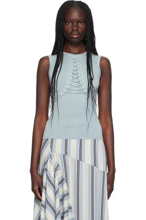 Miaou Blue Zora Tank Top