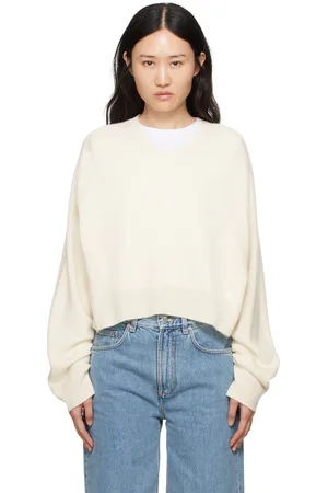 Loulou Studio Off-White Anzor Sweater