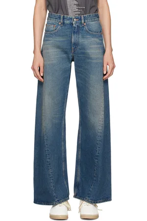 Maison Margiela Blue Twisted Outseam Jeans