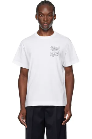 Simone Rocha White Ribbon Logo T-Shirt
