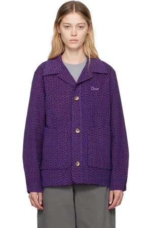DIME Blue Printed Jacket