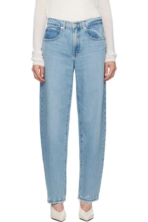Frame Blue Low Slung Barrel Jeans