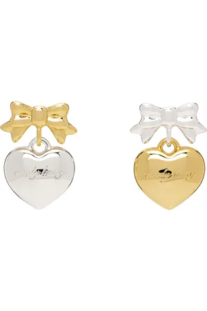 SANDY LIANG Silver & Gold Ballerina Earrings