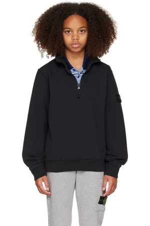 Stone Island Kids Black 61020 Sweatshirt