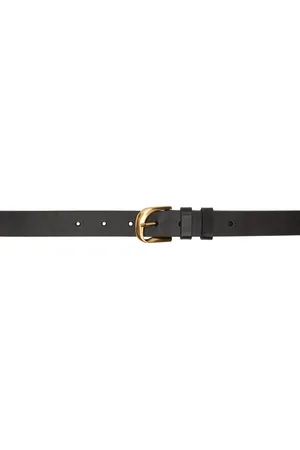 Frame Brown Twist Buckle Belt