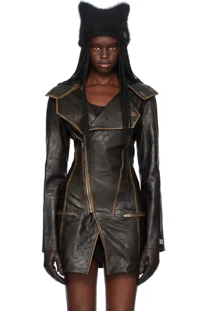 KNWLS SLK Leather Coat