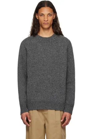 Maison Margiela Gray Shetland Wool Sweater