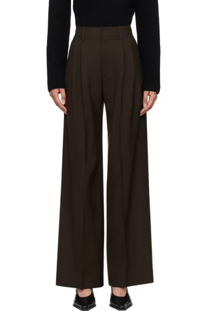 Filippa K Brown Darcey Wool Trousers