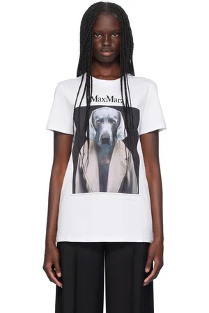Max Mara White Cipria T-Shirt