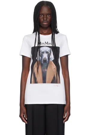 Max Mara White Cipria T-Shirt