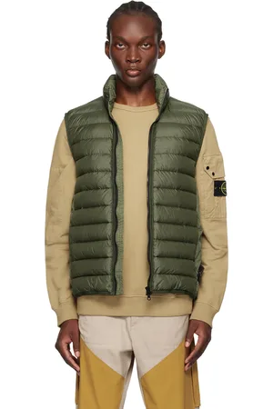Stone Island Green Quilted Down Vest