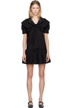 SANDY LIANG Black Toki Minidress