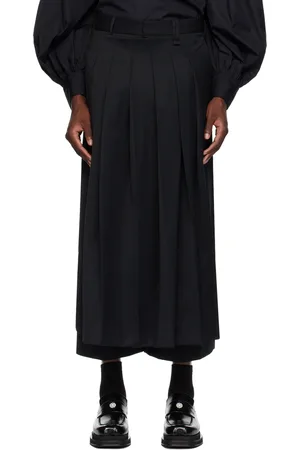 Simone Rocha Pleated Apron Overlay Trousers