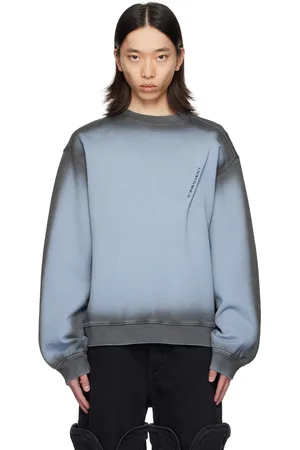 Y / PROJECT Blue Pinched Logo Sweatshirt