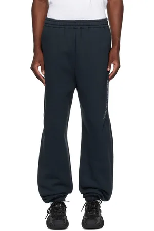 Y / PROJECT Black Pinched Logo Sweatpants