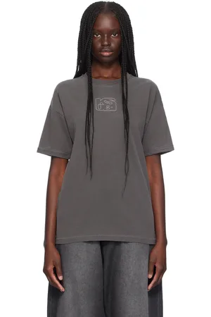 KSUBI Gray Stacked Oh G T-Shirt