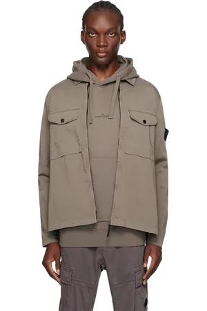 Stone Island Taupe Organic Cotton Jacket