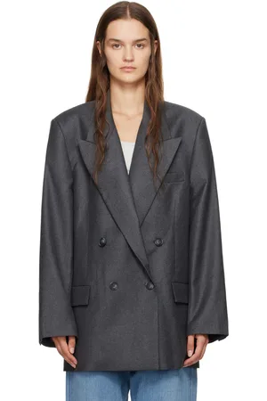 Rohe Gray Double Breasted Blazer